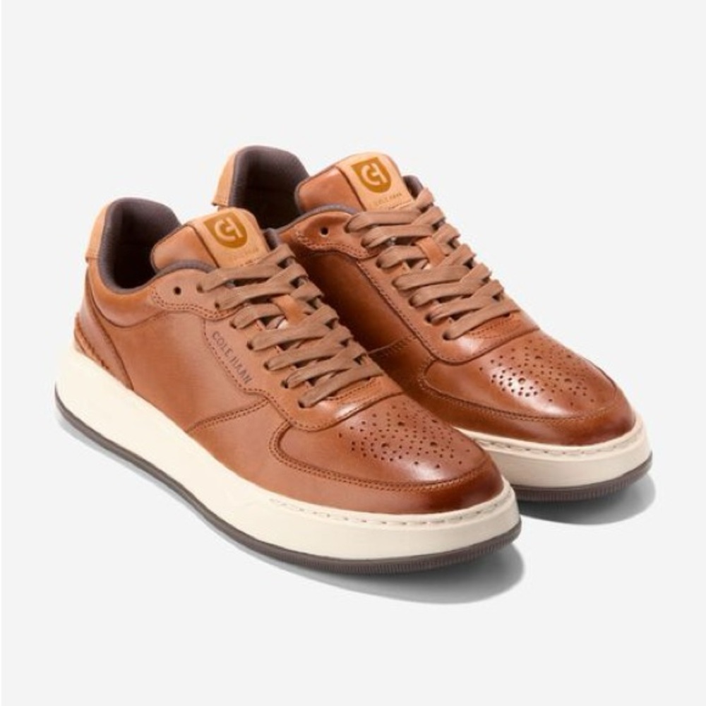 Cole Haan Men's Tan Leather Sneakers